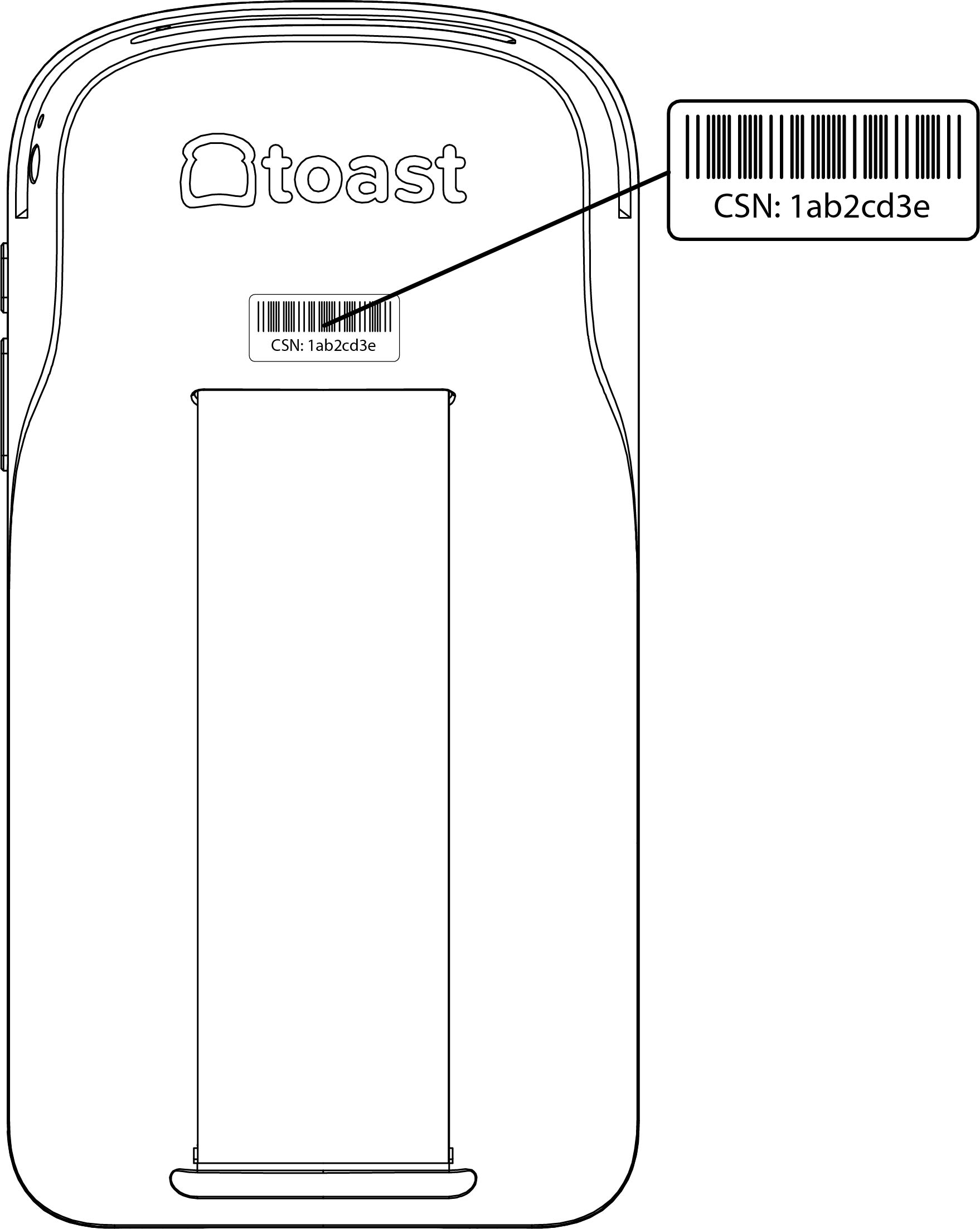 How to Find the Serial Number on Your Toast Device
