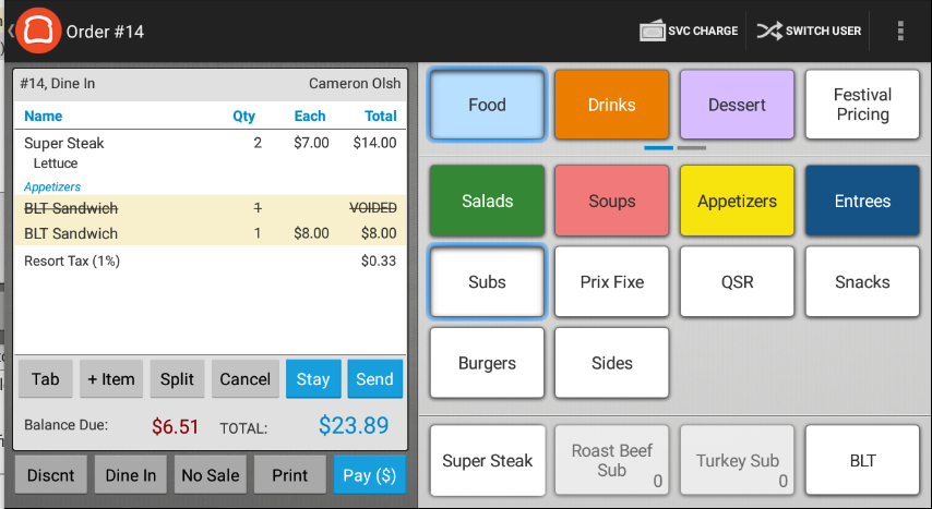 Adjusting Credit Card Payments