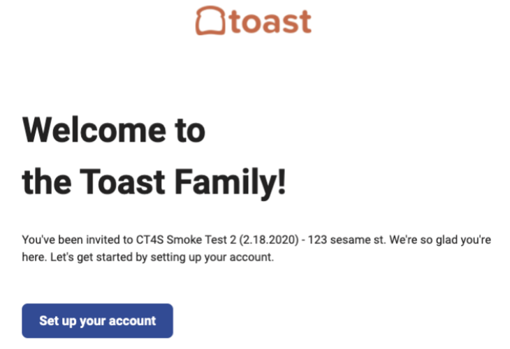 Completing Your Toast Business Setup Tasks