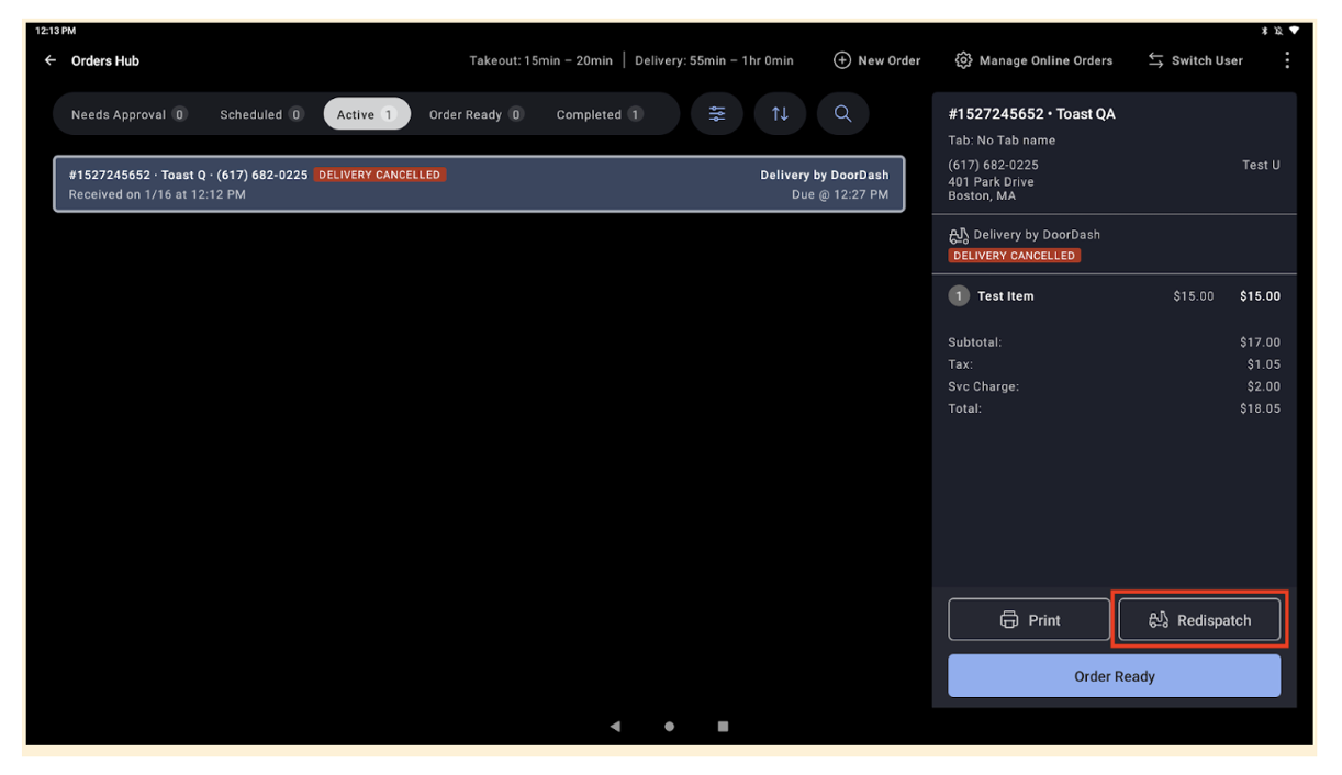 Optimize Toast Delivery Services POS Order Tracking Workflow