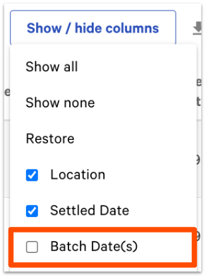 Compare Deposits and Credit Card Sales
