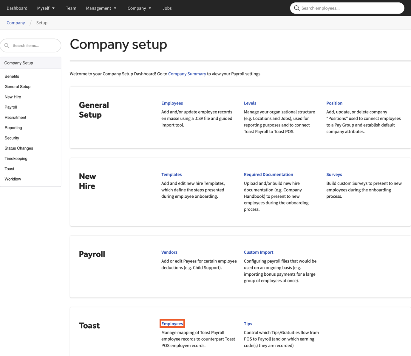 Toast Payroll Employee Mapping FAQs