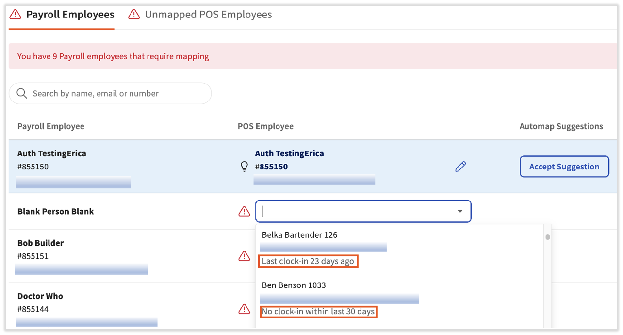 Toast Payroll: Get Help With Employee Mapping