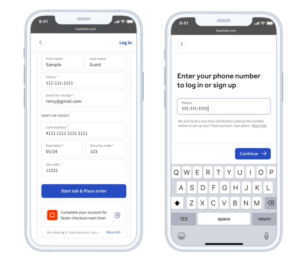 Setting Up Tabs & Pre-Authorization for Toast Mobile Order & Pay™