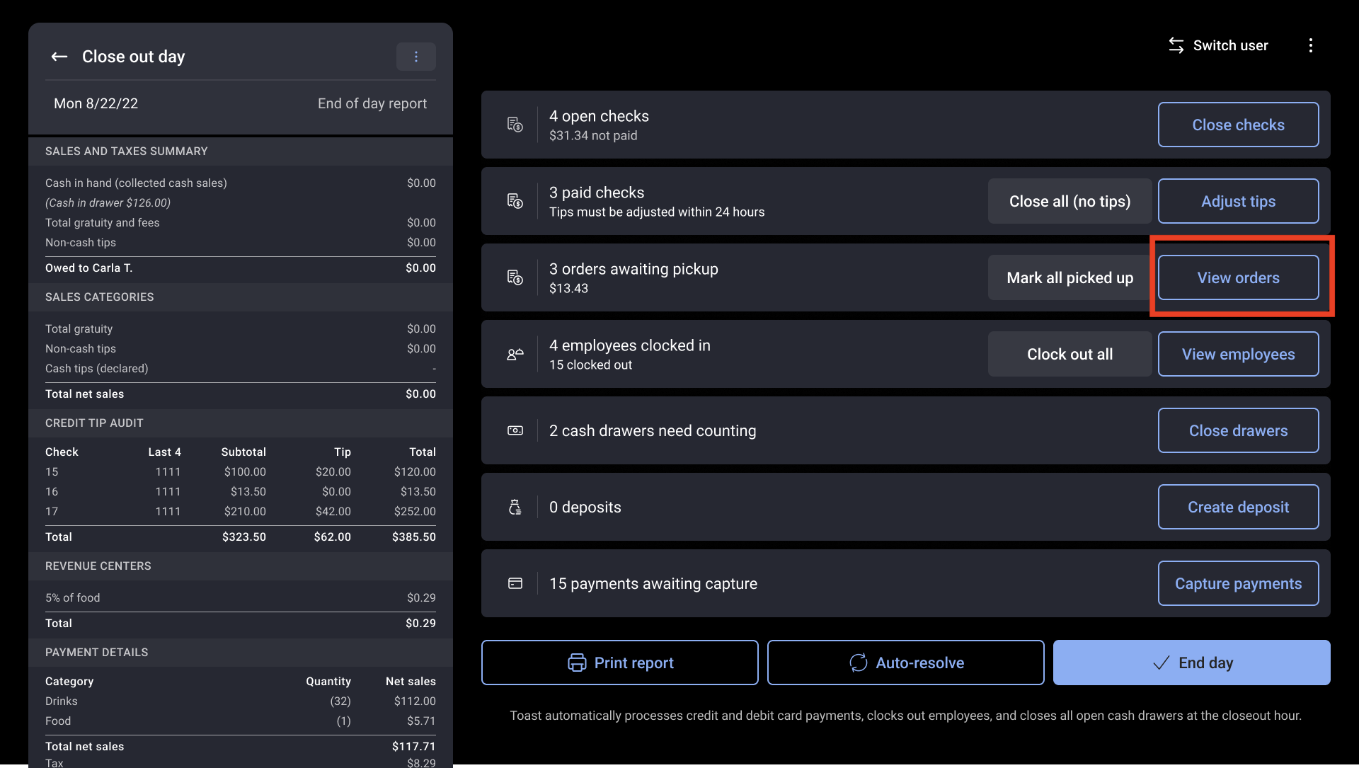 Get Started with Future Order Setup: Pickup Mode and Auto Send