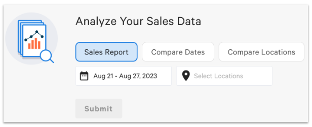 Analyze Your Sales Data with filter options