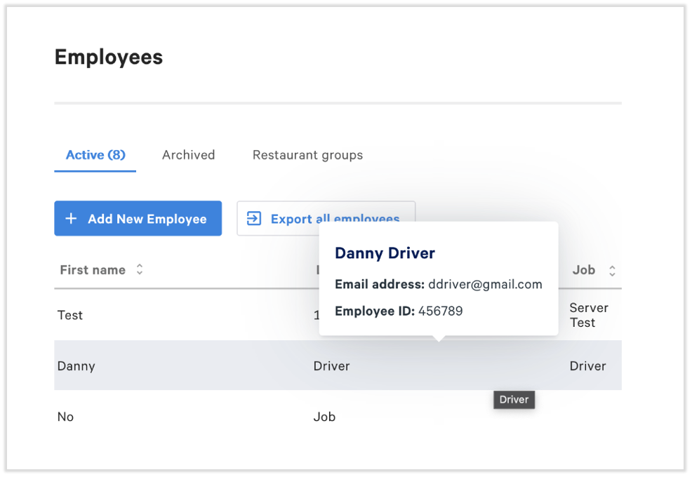 Toast Payroll Locate Email Addresses for MyToast App Login