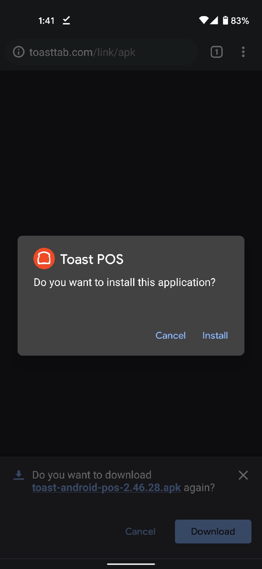 Install The Toast App