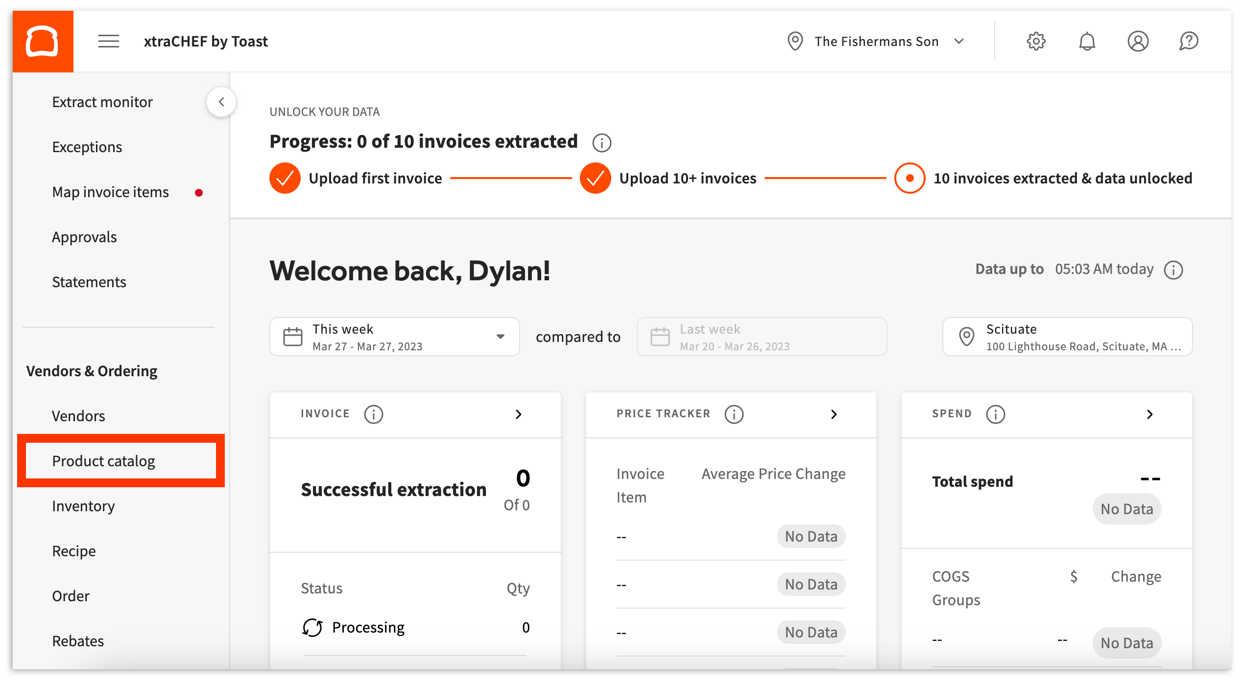 xtraCHEF: Assigning Invoice Items to Products