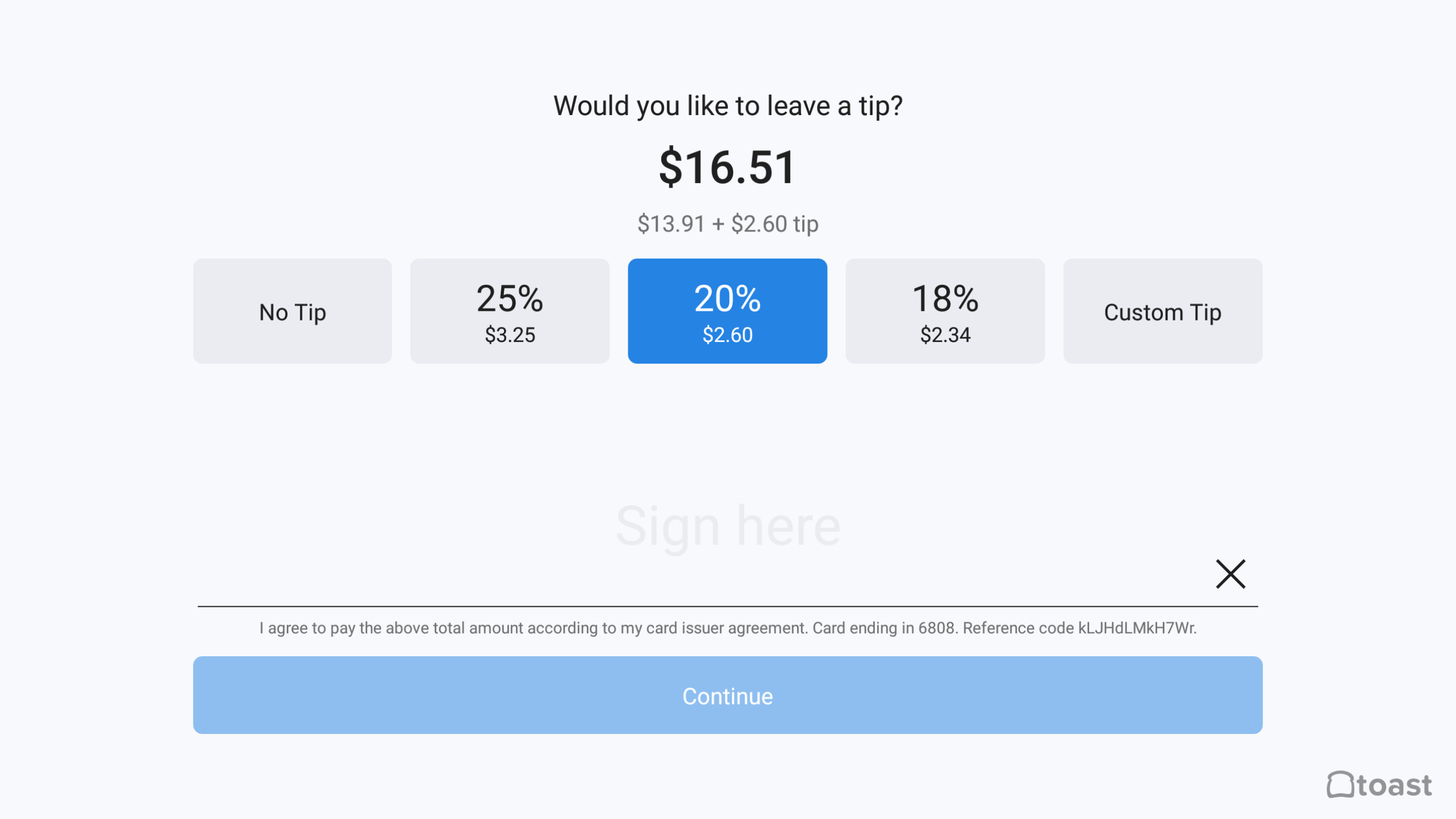 Setting Up Digital Receipts