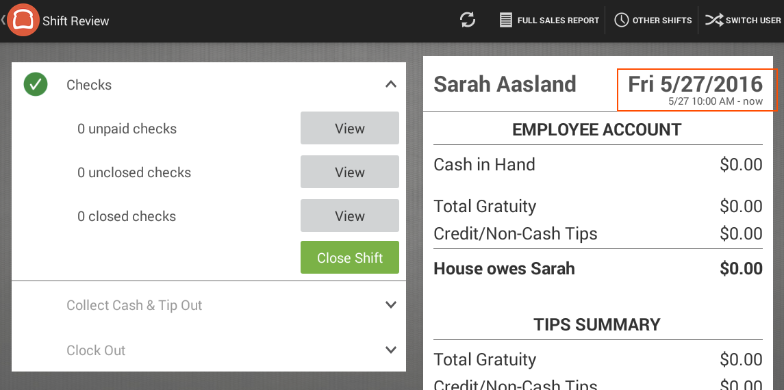 Cash Drawer and Shift Review Troubleshooting