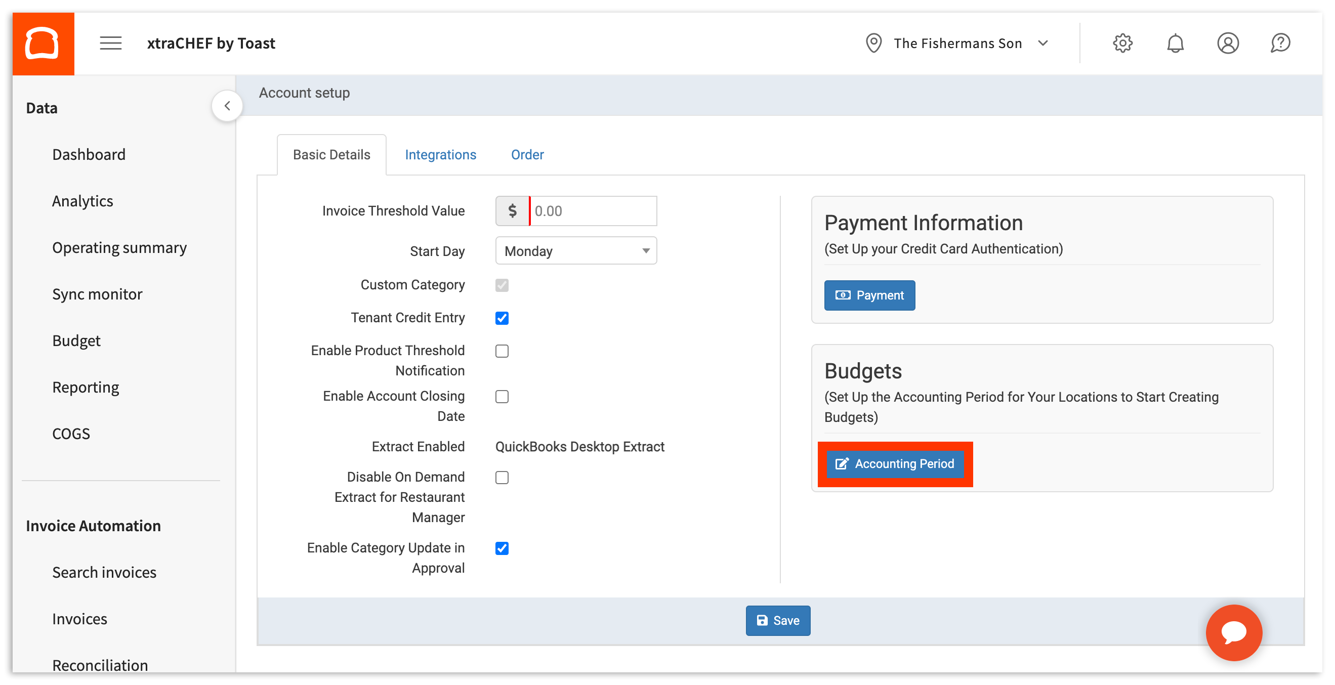 xtraCHEF: Get Started With Accounting Periods