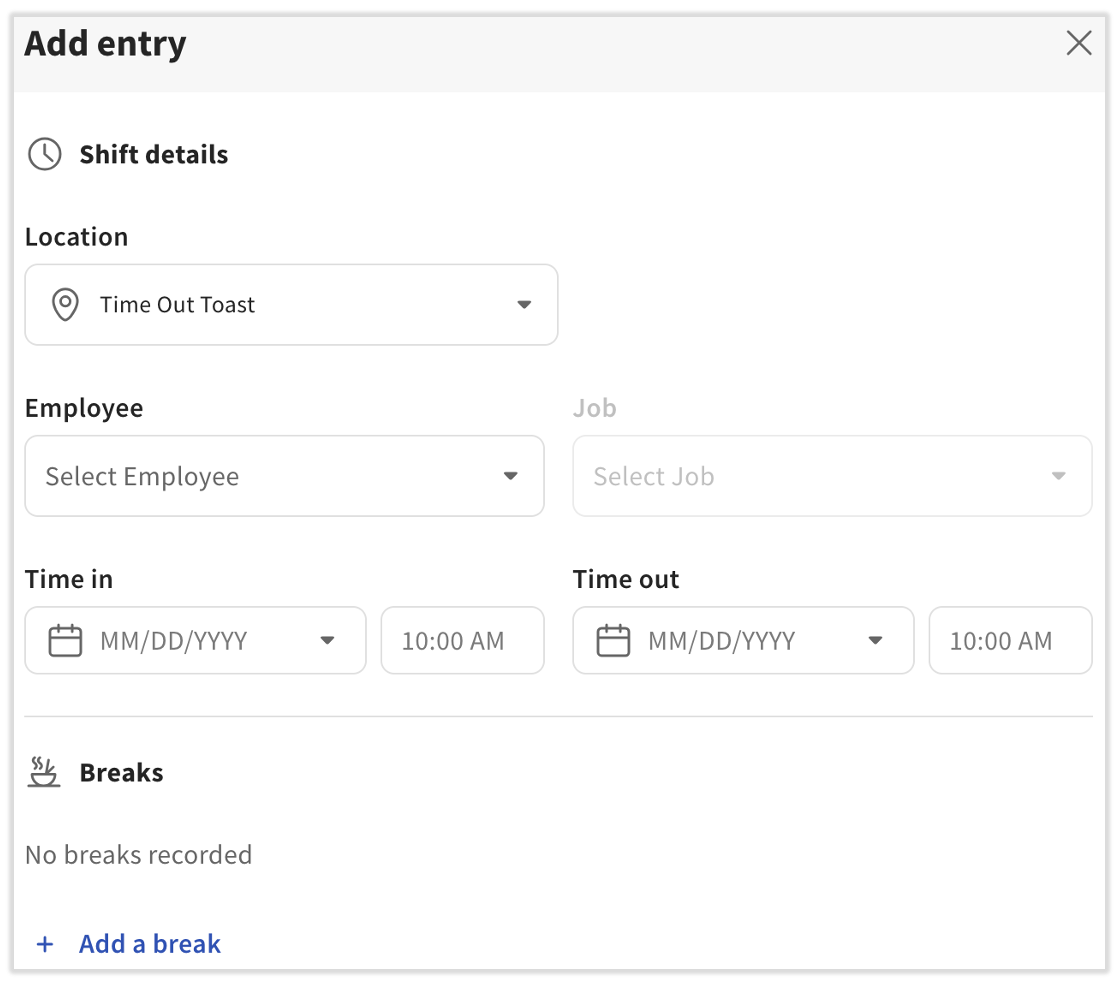 Toast Payroll: Manage Timesheets