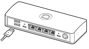 diagram of Toast hub ports