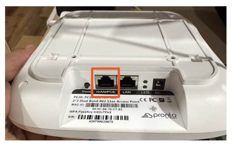 Non-power over Ethernet POE.