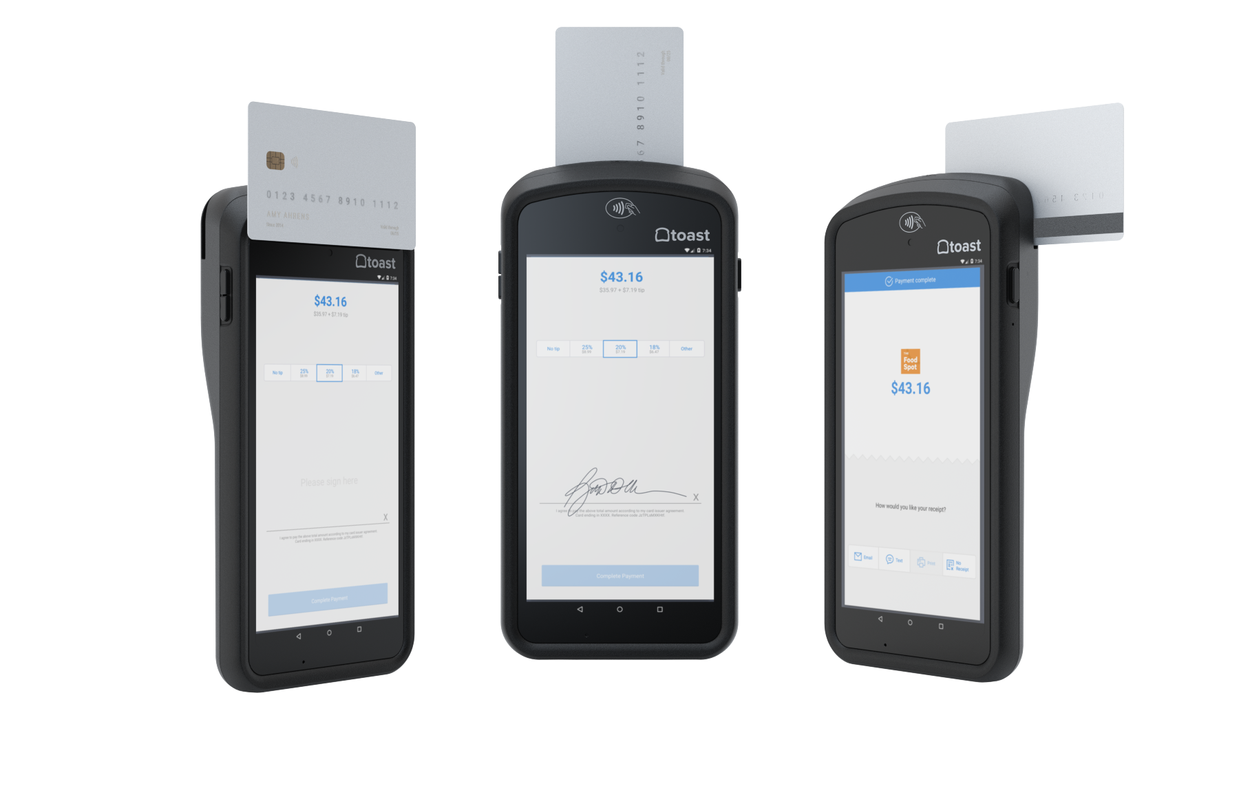 Toast Go® 2 (payment methods)