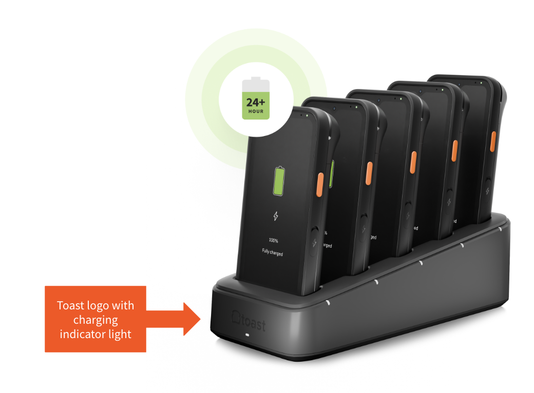 Toast Go® 3 charging dock.