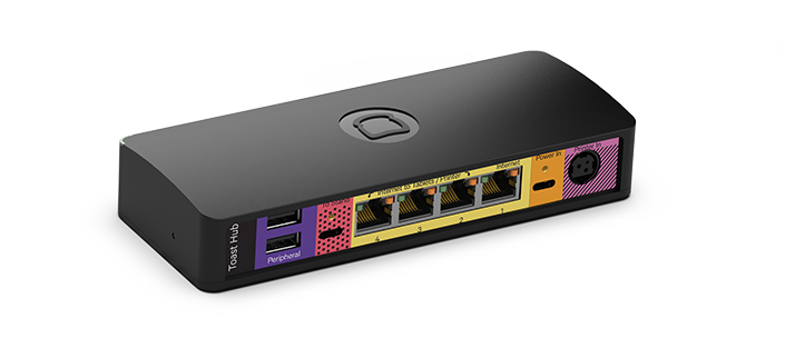 back part of Toast Hub